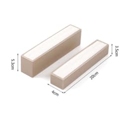 Luxurious Ring Display Stand Pu Leather Jewelry Props Ring Display Tray Earring Holder Counter Jewelry Organizer Showcase Tray