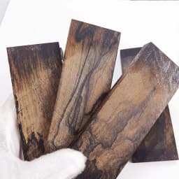 2pieces Ciricote Wood for DIY Knife Handle Scales Blanks Making Material / DIY Handicraft Materials 120x40x10mm