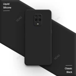 Luxury Original Liquid Silicone Matte Case for Xiaomi Redmi Note 9 Pro Max 9S 9T Note9pro Cute Camera Protective Thin Back Cover