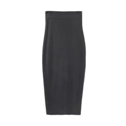 Elastic Mid-Waist Skirt Women's Spring Summer Sexy Straight Cut Cotton Blend Tight Fit A-Line Skirt Fashionable Elegant