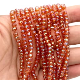 2 3 4 6 8mm Austria Faceted Crystal Beads Rondelle Loose Spacer Bracelets Earring DIY Glass Beads for Jewerly Making