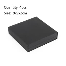 3D Floating Picture Frame Shadow Box Jewelry Display Stand Ring Pendant Holder Protect Jewellery Stone Presentation Case