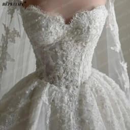 BEPEITHY Customized Princess Sweetheart Ivory Wedding Dresses For Women 2026 Floor Length Bride Plus Size Bridal Gown Sleeveless