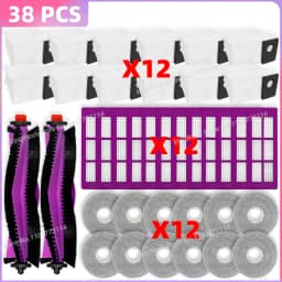 Fit For ( Eureka J15 EVO Ultra, Midea VCR V15 EVO Ultra ) Vacuum Parts Main Roller Side Brush HEPA Filter Mop Cloth Dust Bag