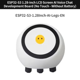 DeepSeek XiaoZhi AI Voice Chat Robot ESP32-S3 1.28 Inch LCD Development Board Touch Battery Optional SD Play Weather Clock