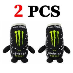 Monster Energy Drink Can Plush Toy - Cute Soft Cartoon Stuffed Doll Home Decor & Gift for Fans Friends - New Plushie Figure