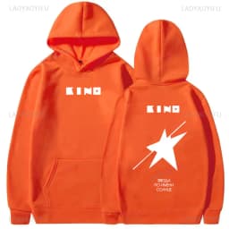 Viktor Tsoi Kino Black Album & A Star Named Sun Graphic Hoodie Men Women Oversized Pullover Vintage Rock Streetwear