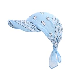 Womens Head Scarf Visor Hat With Printed Headband Wide Brim Sunhat Summer Beach Sun Hats UV Protection Female Baseball Cap