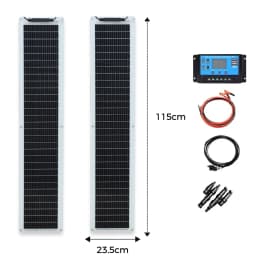 100W Flexible Solar Panel Monocrystalline Silicon 50W 100 Watt Solar Panels For Boat Car Motorhome Yacht 12v/24V Battery Charge