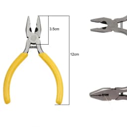 1PCS Mini Diagonal Pliers Insulated Plier For Jewelry Making Handcraft Beading Tool Round Bent Needle Nose Cutter Wholesale