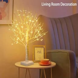 1PC 144 LEDS Birch Tree Lights USB And Battery Power For Holiday Decorative Tree For Thanksgiving Gifts Parties Easter Gift