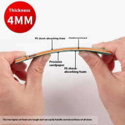 Hot Sale New 6Pcs MS-E400-1500 Semi-rigid Sanding Sticks Plastic Model Polishing Rod For DIY Assembling Model Build Tools