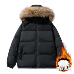 New Style Hooded Warm Parkas Coats for Men Outdoor Comfortable Windproof Male Clothes Fashion All-match Outerwear Winter Thicken