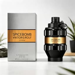 VIKTOR&ROLF Spice Extreme Men EDP Perfume 90ml With Gift Box Long Lasting Rich Spicy Tobacco Woody Scent Black Luxury Bottle Fragrance Gift for Men
