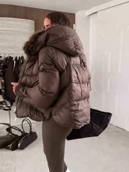 Fur Patchwork Cotton Coats Women Hooded Stand Collar Zippers Oversize Thicken Solid Jackets 2025 Winter Chic Warm Outerwear Lady