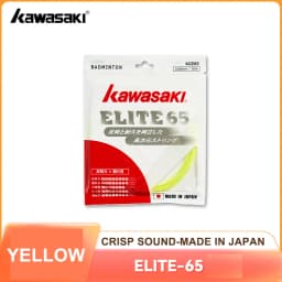 Kawasaki ELITE-65 Badminton String 0.65mm High-quality Elasticity Crisp Sound Badminton Accessory String