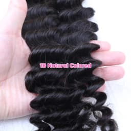 4 27 Highlight Deep Wave Feather Crochet 100% Human Hair Pre Looped Invisible Miracle Knots Hair Feathered Crochet Human Hair Boho Braids Deep Curly Vietnamese Highlights Colored Bundles Remy Human Hair Weave Bundles