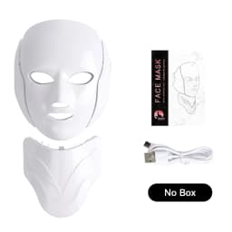7 Colors Photon Face Neck Beauty Mask Wireless Facial LED Mask Repair Skin Wrinkle Remover Skin Rejuvenation Tighten Skin Care