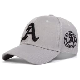 Unisex Gothic Letter A Embroidery Baseball Caps Spring And Autumn Outdoor Adjustable Casual Hats Sunscreen Hat