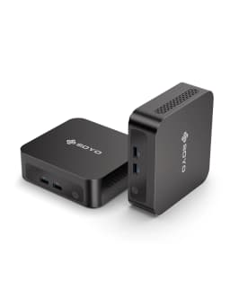 SOYO Mini PC Intel 4th Gen i3 8GB RAM 128GB SSD 2×HDMI Type-C 4×USB3.0 WiFi5 BT4.2 Windows 10 Pro Home Mini Desktop Computer