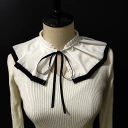 Double Layered Shawl Fake Collar Clown Performance Detachable Ruffle Neckwear Sweater Dress Faux Collar Accessories