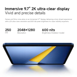 Newest POCO Pad C1 Global Version Tablet 9.7" 2K 120Hz crystal-clear display 7600mAh battery 18W