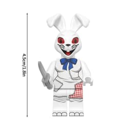 Cute Cartoon Game Figure Bricks Freddy Bonnie Chica Miniatures Kawaii Bonnie Bear Desktop Ornament Birthday Party Favors Gift