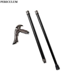 Antique Silver Viking Celtic Axe Handle Walking Cane Detachable Medieval Walking Stick Cosplay Party Prop for Men And Women