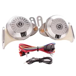 FARBIN 2Pcs/Kit 120db Snail Air Horn 12V Super Loud Three Tone Waterproof Car Horn For Truck Motorcycle Auto Accessory
