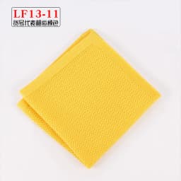 Knitting Wool Men's Solid Black Pocket Square Suit Formal Dress Accessories Small Scarf Towel Wedding Chest Handkerchief 25.5cm