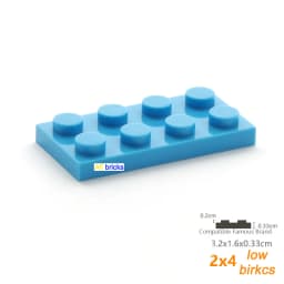 120pcs Bulk Building Blocks Thin Figure Bricks 2x4 Dots Educational Creative Size Compatible With 3020 Plastic Toys for Children