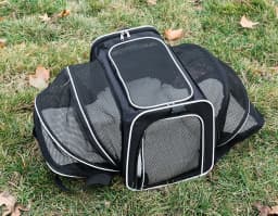 Pet Carrier Bag Foldable Small Dog Charter Carrying Cat Out Bag Expansion Pet Bag Mesh Breathable Expansion Foldable Handheld C