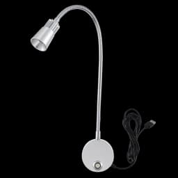 5V USB 3CCT Dimmable Wall Lamp CRI98 RG0 Bedside Reading Lamp Working Spot Light 15" Gooessneck Adjustable
