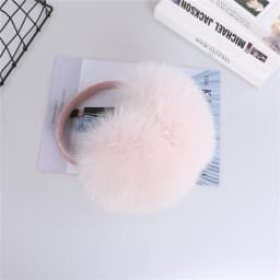 Full Piece 100% Real Fox Fur Women's Winter Earmuffs Ear Warmer Ear Protection Girl's Ear Muffs Headwear