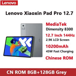 New Lenovo Xiaoxin Pad Pro 13 Tablet 2026 Snapdragon 8s Gen4 13'' 144Hz LCD Screen TB376FC 10200mAh Xiaoxin Pad Pro 12.7 TB375F