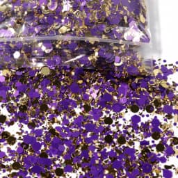 50g Holographic Mixed Hexagon Shape Chunky Irediscent Nail Art Glitter Flakes Laser Sparkly Sequins Slices Nail Art Decoration