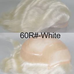 1B20 1B80 Grey Silver Hair Toupee for Men Mono Base with PU Human Hair Pieces Replacement System Lace Front Natural Hairline