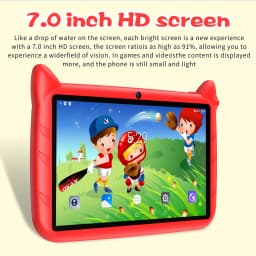 New Kids 7-inch Tablet Android 13 System Quad Core 4GB RAM 64GB ROM 5G WiFi Bluetooth Google Learning Education PC 4000mAh