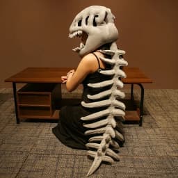 Large Size Huge Dinosaur Skeleton Plush Toys for Sleeping Cushion Anime Game Gift Creative Cosplay Props Halloween Costume Gift
