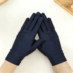 Spring and Summer Embroidered High-Elastic Spandex Gloves, Thickened Women's Dance Performance Gloves, Cycling Etiquette Gloves
