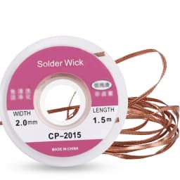 1mm-2.5mm-3.5mm 1.5M Desoldering Braid Solder Remover Wick Wire Welding Tin Sucker Cable Lead Cord Flux Repair Tool