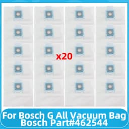 Fit For Bosch Vacuum Cleaner Bags PowerProtect Type G ALL BBZ41FGALL, Suitable for All Current Series Bosch Part#462544
