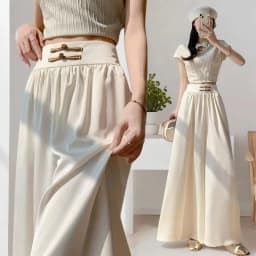 Women's Pants 2025 Spring Summer High-waisted Chinese Style Femme Trousers Casual Chiffon Sun Protection Ladies Skirt Pants