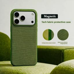 Luxury Tech Woven for Magsafe Magnetic Case for Iphone 18 17 16 15 Plus 14 13 12 11 18 Pro Max TechWoven Wireless Charging Cover