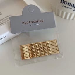 12pcs/set Women Silvery Solid Bobby Pin Hair Clip Casual Simple Fashion Hairstyle Hairpins Styling Girls Hair Accessories