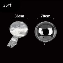 Bobo Balloon 50pcs 8 10 18 20 24 36 Inch Transparent Bubble Bobo Balloons LED Balloons Bobo Balls Wedding Birthday Party Decor