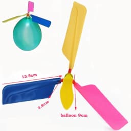 5-10PCS Balloon Aircraft Science and Technology Educational Toy Technology Handmade Diy Balloon Saucer Children's Creative Toys