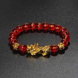 Color Changed Feng Shui Pi Xiu Bracelets Men Nature Stone Lucky Amulet Charm Beaded Bracelets Women Pi Yao Brave Wealth Jewelry