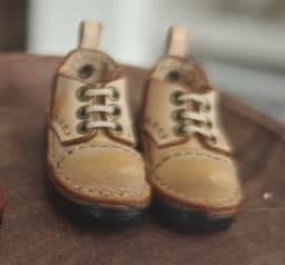 2026 Dula Doll Handmade Lace Up Small Leather Shoes for Blythe OB22 OB24 Azone Small Fish Body Dolls