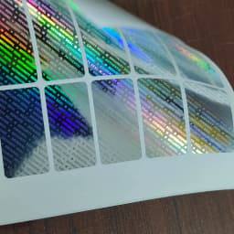100pcs 24x12mm Hologram Security Seal GENUINE AUTHENTIC ORIGINAL Label Sticker VOID Left If Tampered Removal Proof Silver/Gold